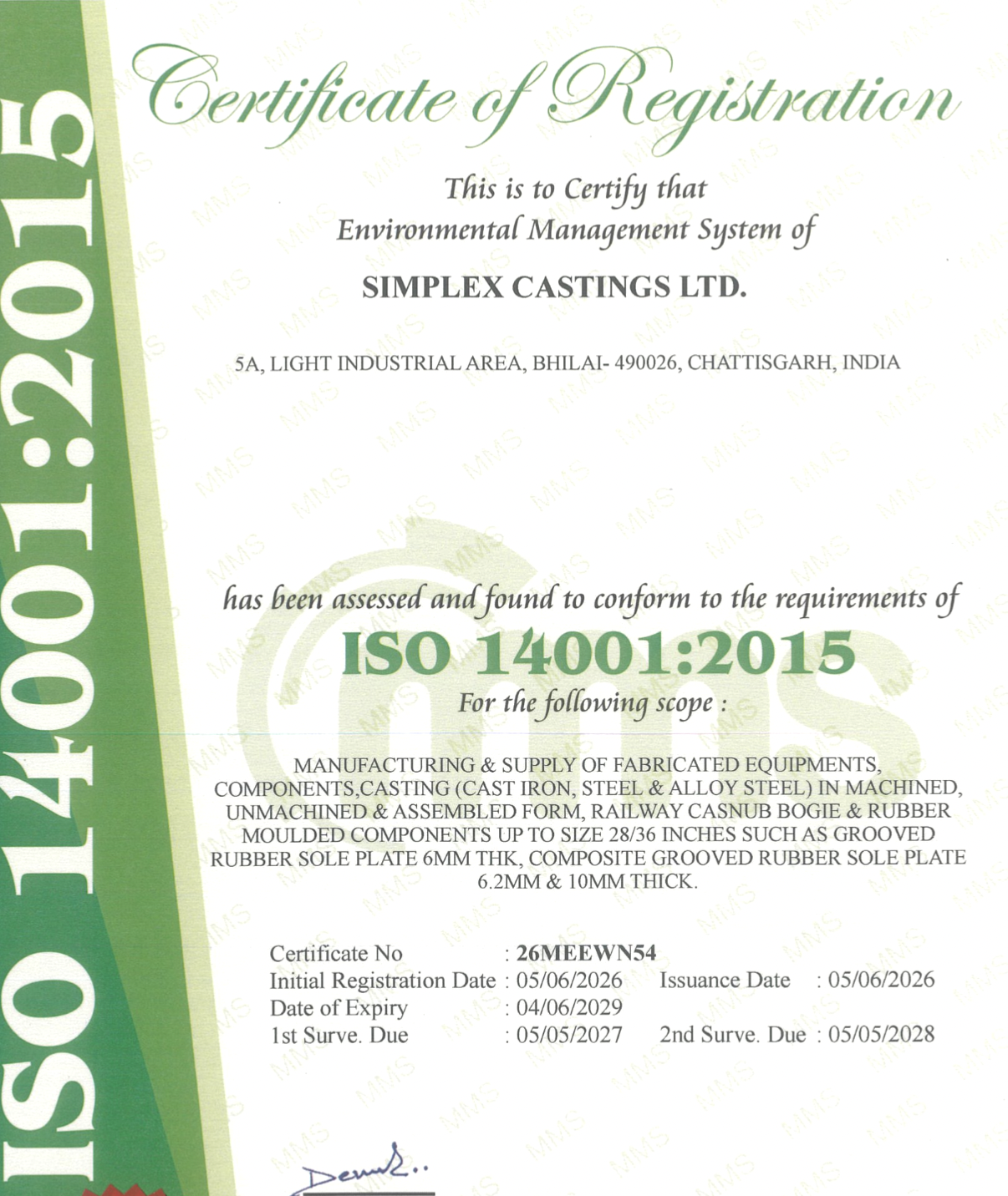 ISO9001-2008-(SCL-II)